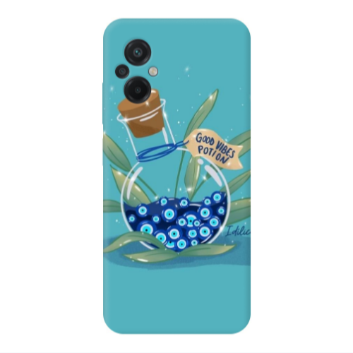 Xiaomi Poco M5 Good vibes potion Transparent Silicone TPU Θήκη