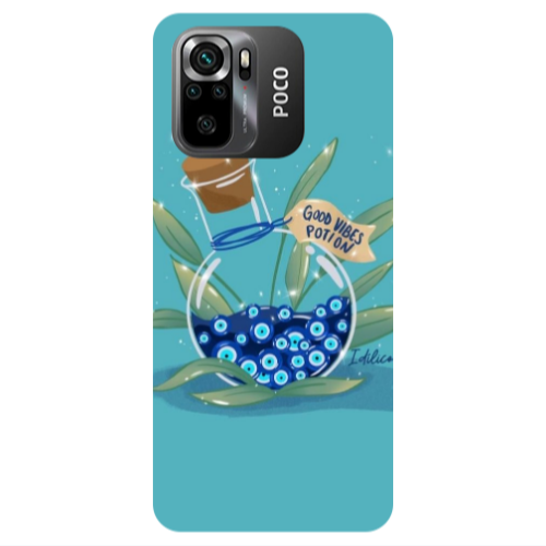 Xiaomi Poco M5 s Good vibes potion Transparent Silicone TPU Θήκη