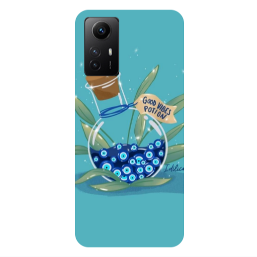 Xiaomi Redmi Note 12s Good vibes potion Transparent Silicone TPU Θήκη