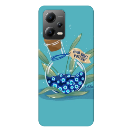 Xiaomi Poco X5 Good vibes potion Transparent Silicone TPU Θήκη