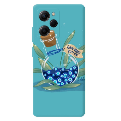 Xiaomi Poco X5 Pro Good vibes potion Transparent Silicone TPU Θήκη