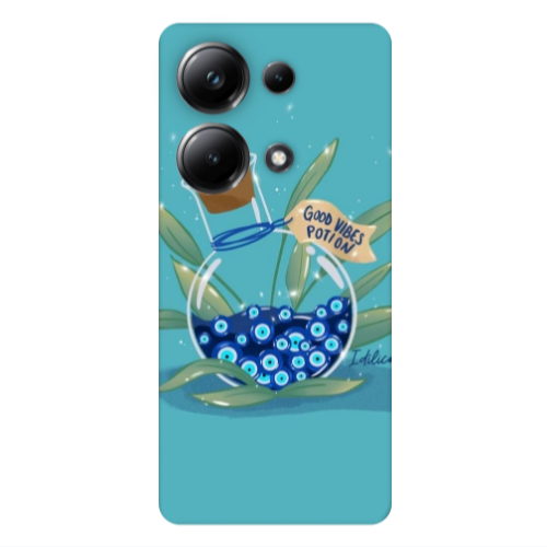 Xiaomi Poco M6 Pro 4G Good vibes potion Transparent Silicone TPU Θήκη
