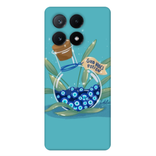 Xiaomi Poco X6Pro 5G Good vibes potion Transparent Silicone TPU Θήκη