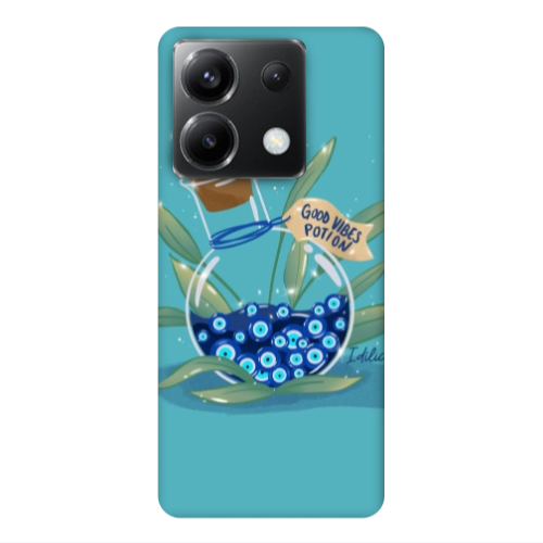 Xiaomi Poco X6 5G Good vibes potion Transparent Silicone TPU Θήκη