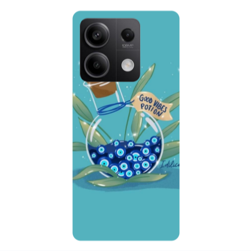Xiaomi Redmi Note 13Pro 5G Good vibes potion Transparent Silicone TPU Θήκη