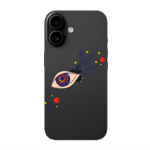 Apple Iphone 16 plus Flower eye Transparent Silicone TPU Θήκη