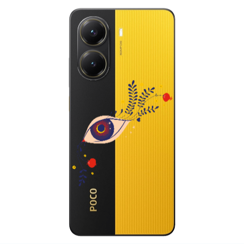 Xiaomi Poco X7 Pro Flower eye Transparent Silicone TPU Θήκη