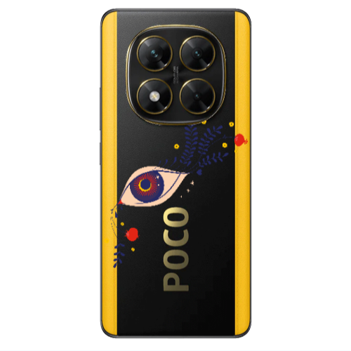 Xiaomi Poco X7 Flower eye Transparent Silicone TPU Θήκη