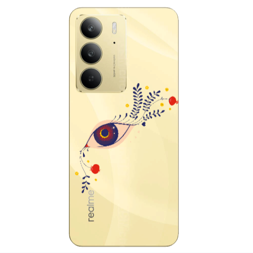 Realme C 75 Flower eye Transparent Silicone TPU Θήκη