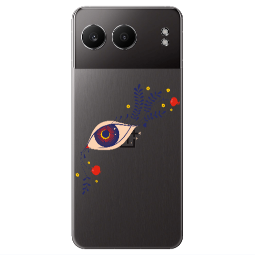 Oneplus Nord 4 Flower eye Transparent Silicone TPU Θήκη