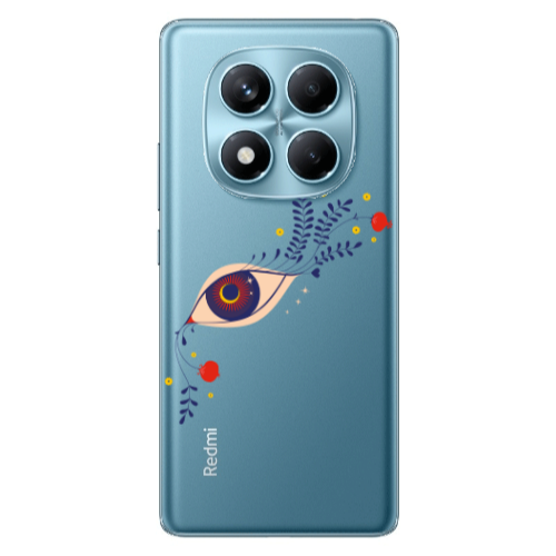 Xiaomi Redmi Note 14 Pro Flower eye Transparent Silicone TPU Θήκη