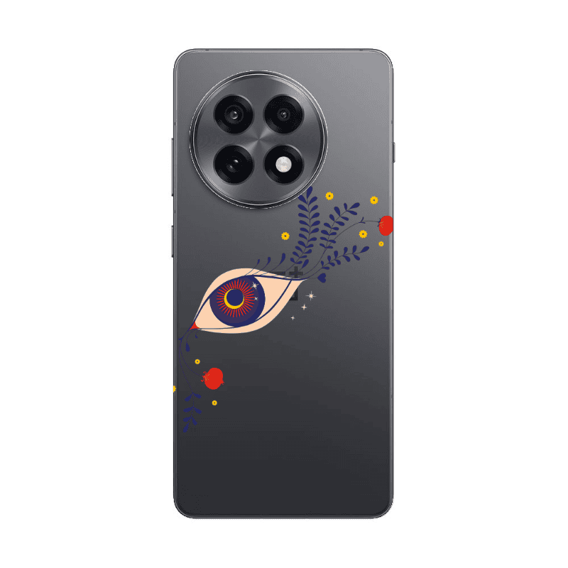 Oneplus 13 5G Flower eye Transparent Silicone TPU Θήκη