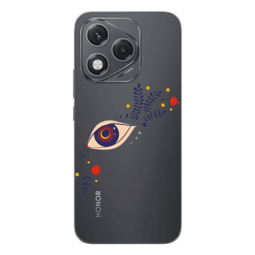 Honor 400 Lite Flower eye Transparent Silicone TPU Θήκη