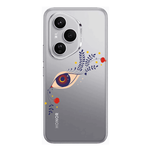 Honor Magic 400 Pro Flower eye Transparent Silicone TPU Θήκη