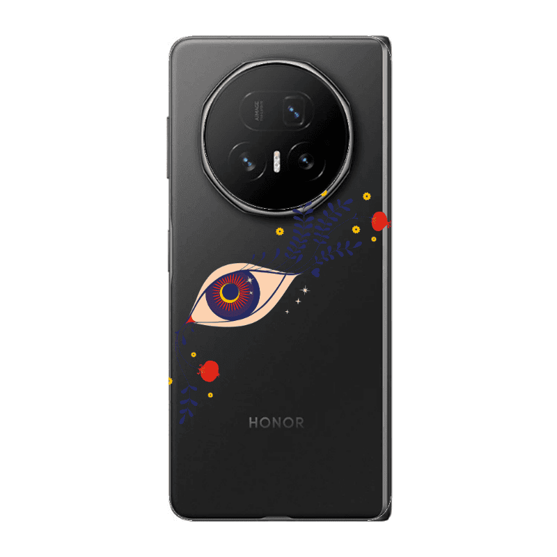 Honor Magic V5 Flower eye Transparent Silicone TPU Θήκη