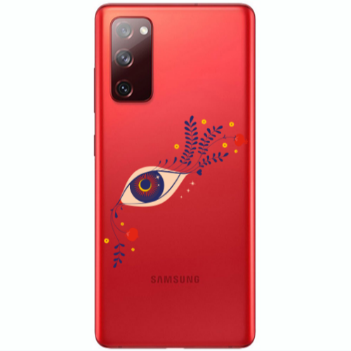 Samsung S20 FE Flower eye Transparent Silicone TPU Θήκη