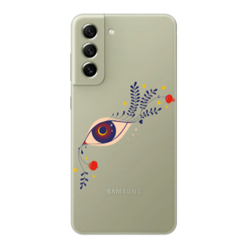 Samsung S22 Plus Flower eye Transparent Silicone TPU Θήκη