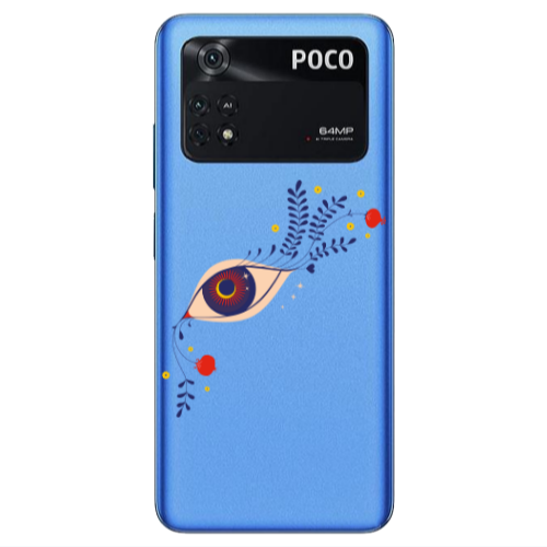 Xiaomi Poco M4 Pro 4G Flower eye Transparent Silicone TPU Θήκη