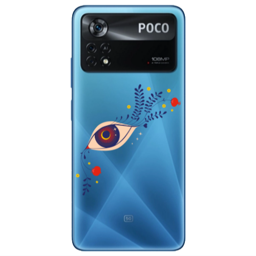 Xiaomi Poco X4 Pro Flower eye Transparent Silicone TPU Θήκη