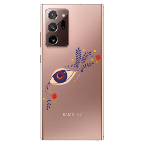 Samsung Note 20 Ultra Flower eye Transparent Silicone TPU Θήκη