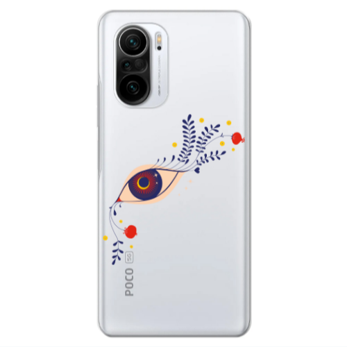 Xiaomi Poco F3 Flower eye Transparent Silicone TPU Θήκη