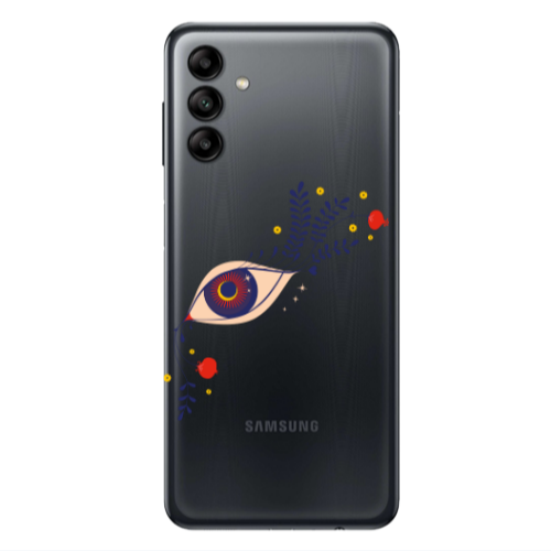 Samsung A13 5G Flower eye Transparent Silicone TPU Θήκη