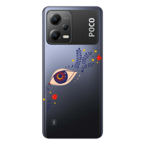 Xiaomi Poco X5 Flower eye Transparent Silicone TPU Θήκη
