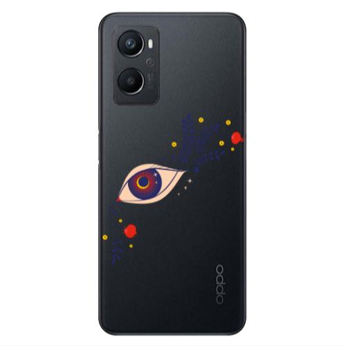 Oppo A 96 Flower eye Transparent Silicone TPU Θήκη
