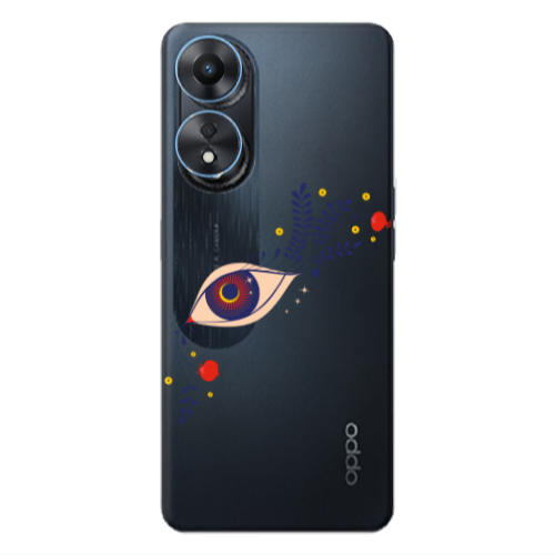 Oppo A 98 Flower eye Transparent Silicone TPU Θήκη