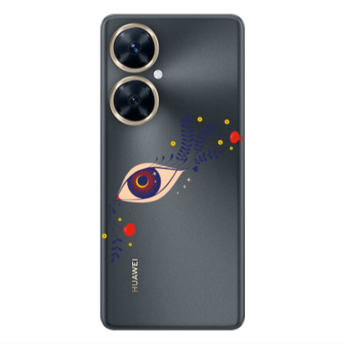 Huawei Nova 11i Flower eye Transparent Silicone TPU Θήκη