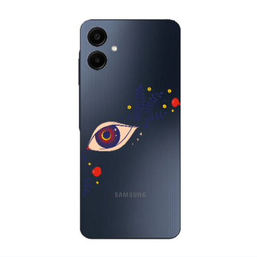 Samsung A06 Flower eye Transparent Silicone TPU Θήκη