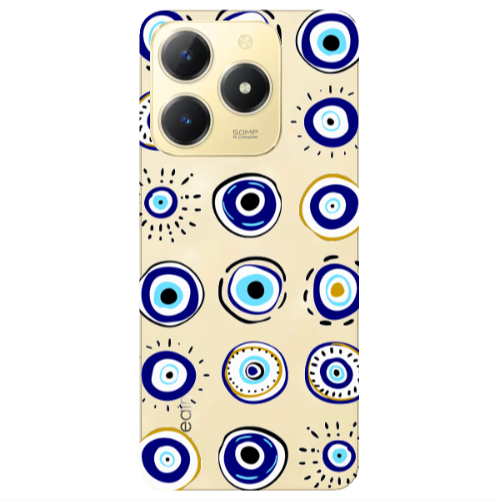 Realme C61 Beads Transparent Silicone TPU Θήκη
