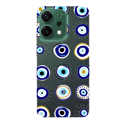 Oppo RENO 14 Beads Transparent Silicone TPU Θήκη
