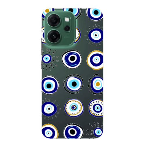 Oppo 14 F Beads Transparent Silicone TPU Θήκη