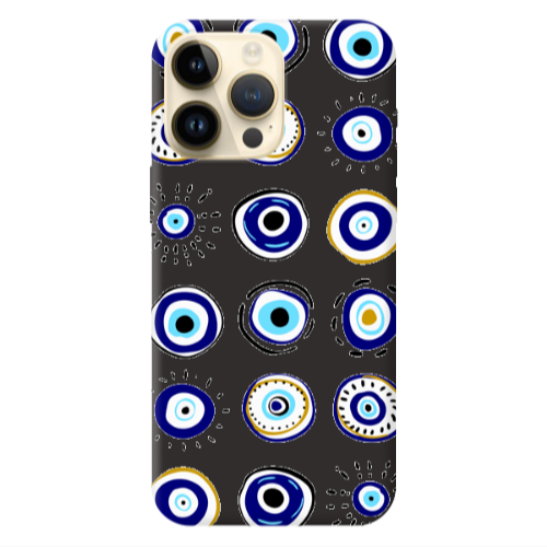 Apple iPhone 13 Pro Max Beads Black Colored Silicone TPU Θήκη