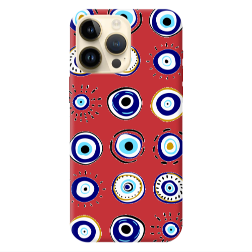 Apple iPhone 13 Pro Max Beads Red Colored Silicone TPU Θήκη