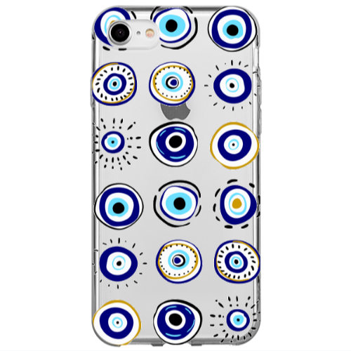 Apple iPhone 7 Beads Transparent Silicone TPU Θήκη