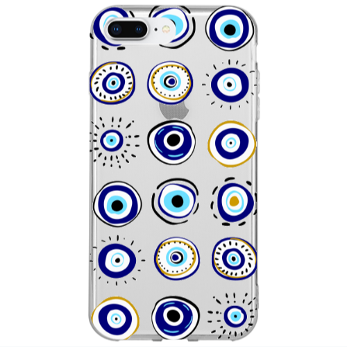 Apple iPhone 7 Plus Beads Transparent Silicone TPU Θήκη