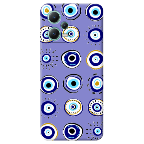 Xiaomi Redmi Note 12 Pro 5G Beads Purple Colored Silicone TPU Θήκη