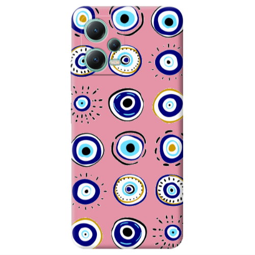 Xiaomi Redmi Note 12 Pro 5G Beads Pink Colored Silicone TPU Θήκη