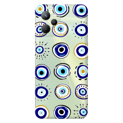 Realme C35 Beads Transparent Silicone TPU Θήκη