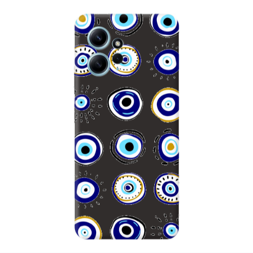 Xiaomi Redmi Note 12 4G Beads Black Colored Silicone TPU Θήκη
