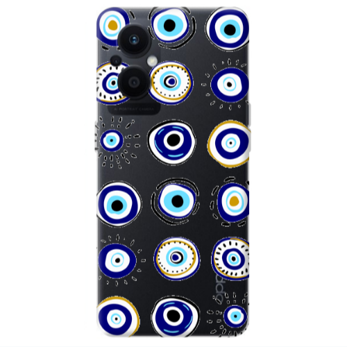 Oppo Reno 7 Lite Beads Transparent Silicone TPU Θήκη