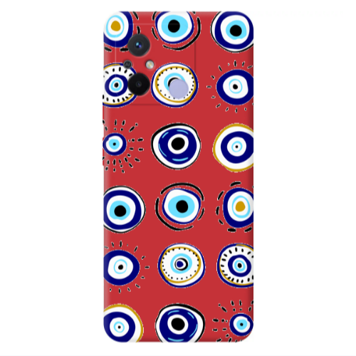 Xiaomi Redmi 12C Beads Red Colored Silicone TPU Θήκη