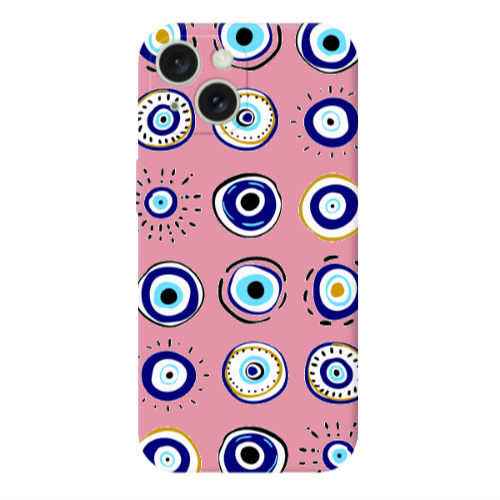Apple iPhone 15 Plus Beads Pink Colored Silicone TPU Θήκη