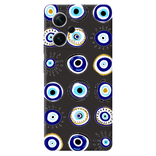 Xiaomi Poco X5 Beads Black Colored Silicone TPU Θήκη