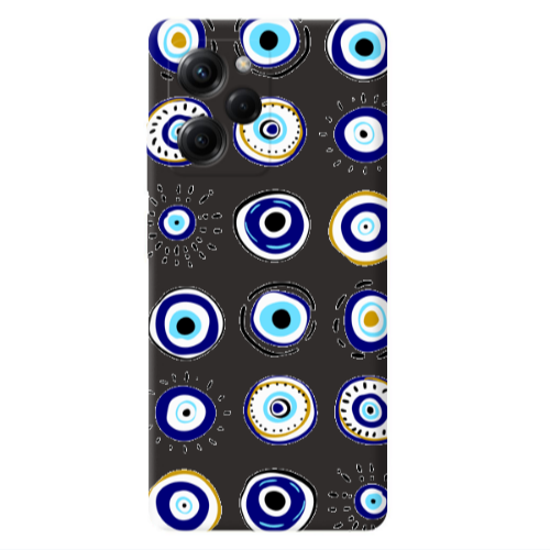 Xiaomi Poco X5 Pro Beads Black Colored Silicone TPU Θήκη