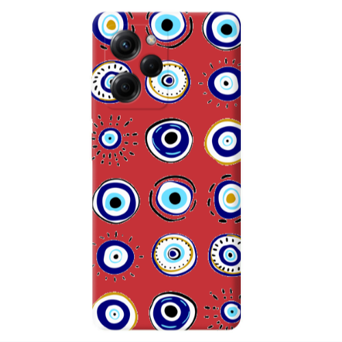 Xiaomi Poco X5 Pro Beads Red Colored Silicone TPU Θήκη