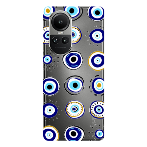 Oppo Reno10 5G Beads Transparent Silicone TPU Θήκη