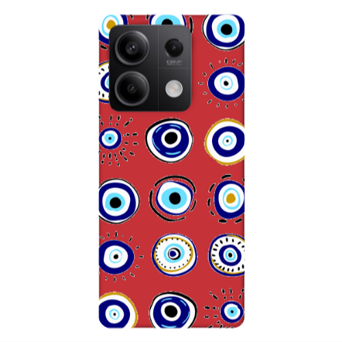 Xiaomi Redmi Note 13 5G Beads Red Colored Silicone TPU Θήκη